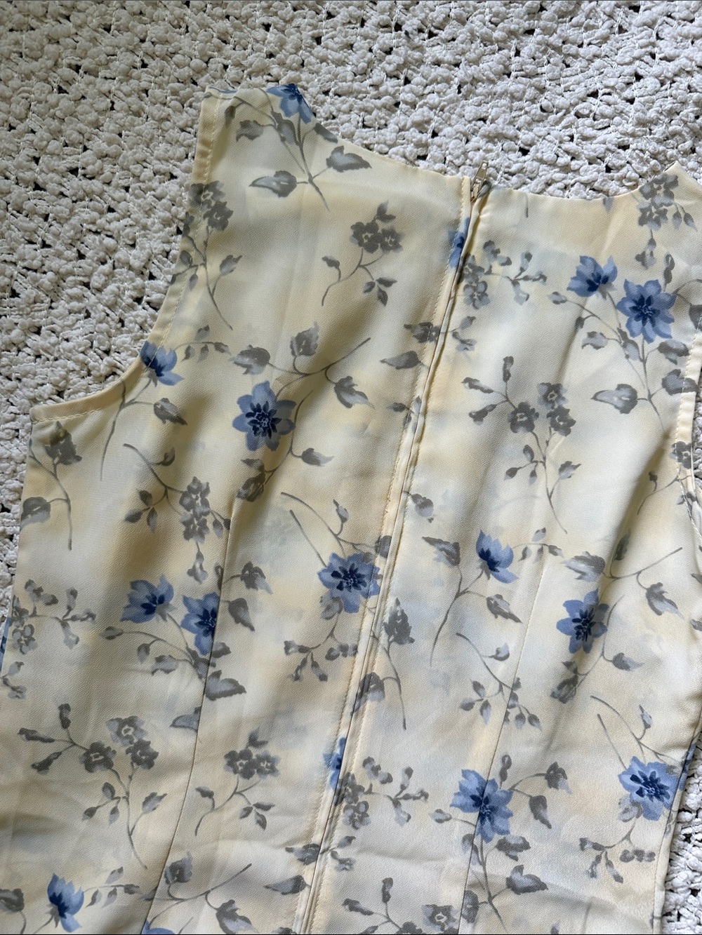 🌼 Vintage Yellow Floral Minidress 🌼 - Picture 7 of 8